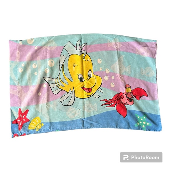 Vintage Disney The Little Mermaid Pillow Case - Picture 2 of 3